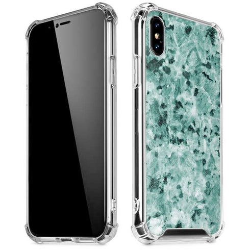 Graphite Turquoise iPhone XS Max Clear Case